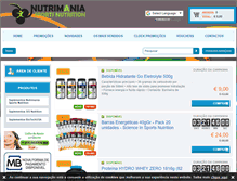 Tablet Screenshot of nutrimania.pt